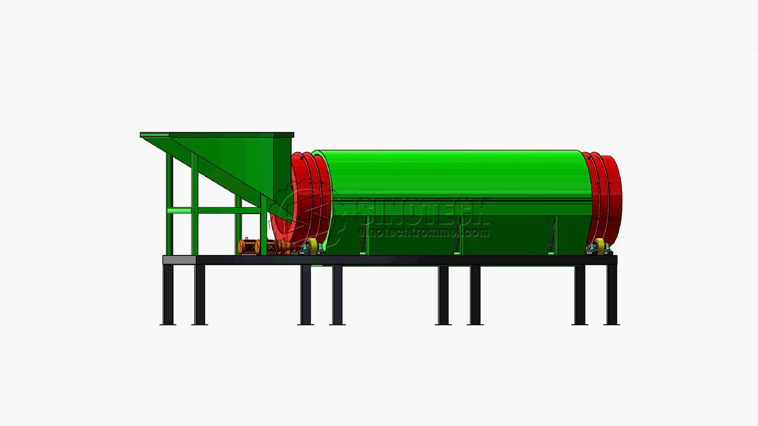 Tambor rotatorio de criba TS1557