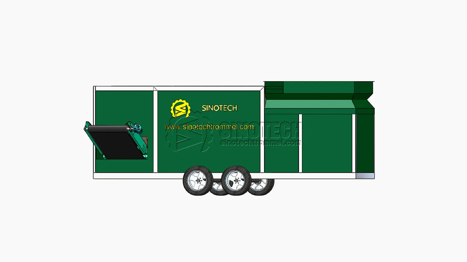 Criba Trommel Rotativa en Venta Planta de Cribado Móvil