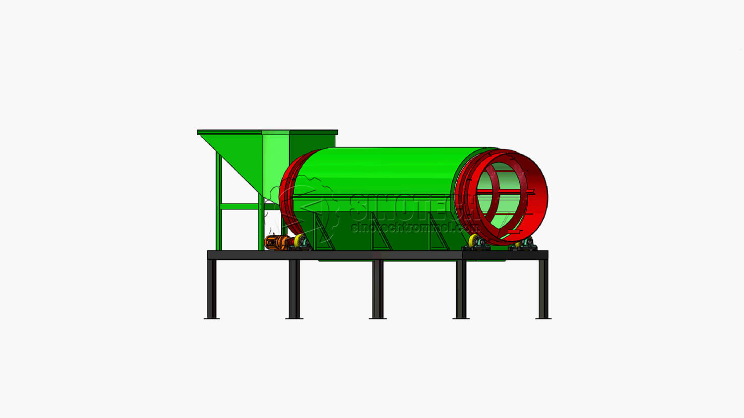 Tambor rotatorio de criba TS1557