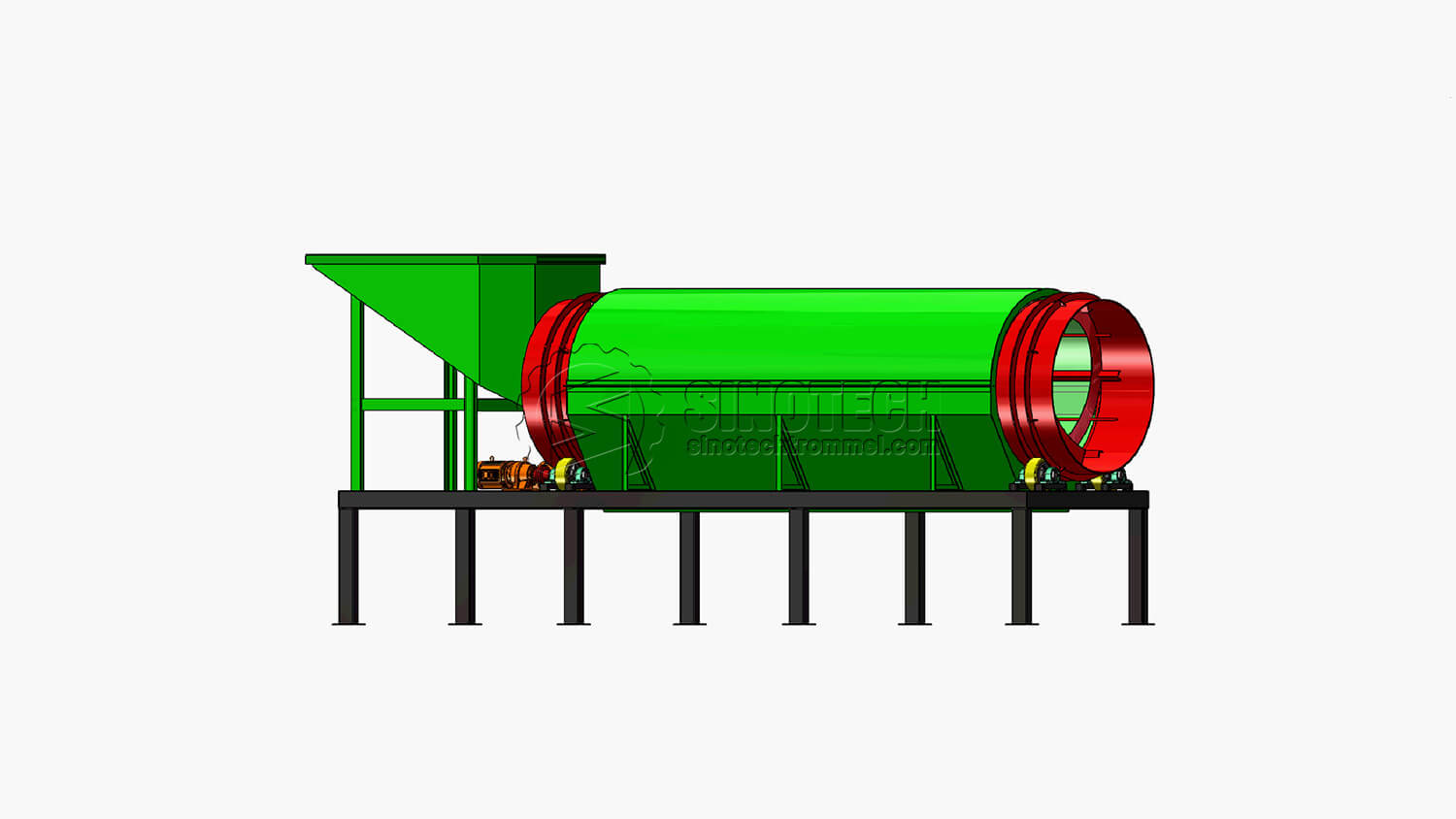 Tambor rotatorio de criba TS1557