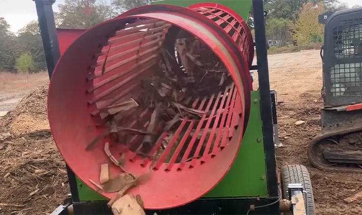 Criba Trommel Móvil para Leña FTS1230 en Venta