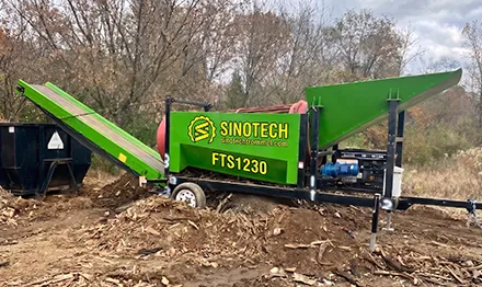 Criba Trommel Móvil para Leña FTS1230 en Venta