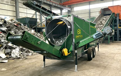 Metal Recycling Trommel Screen