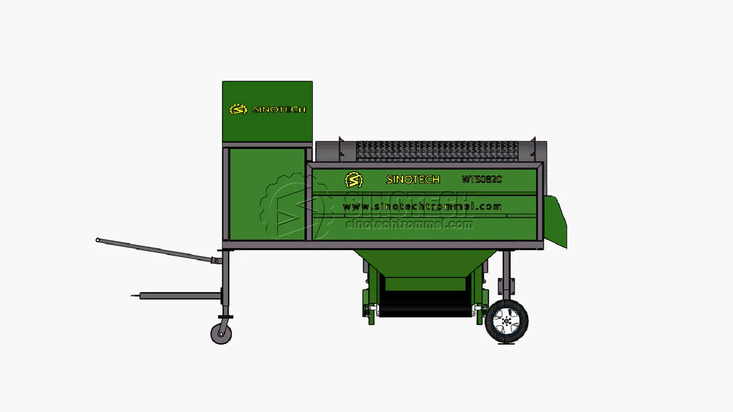 Criba Trommel Pequeña en Venta Tierra y Compost