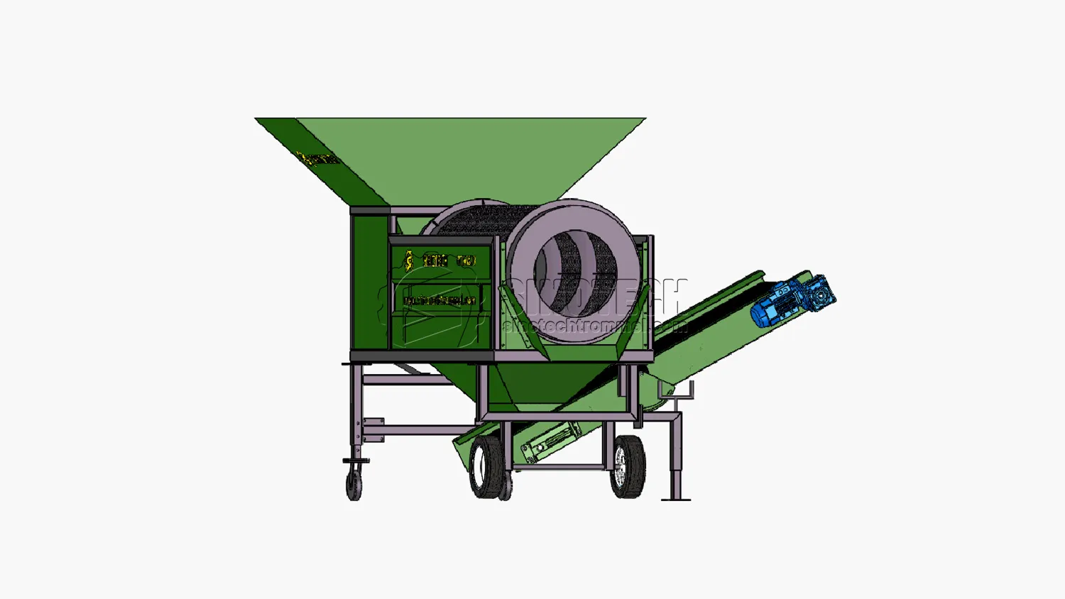 Criba Trommel Pequeña en Venta Tierra y Compost