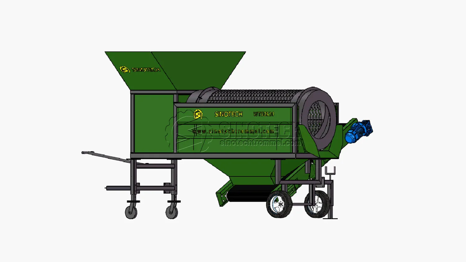 Criba Trommel Pequeña en Venta Tierra y Compost