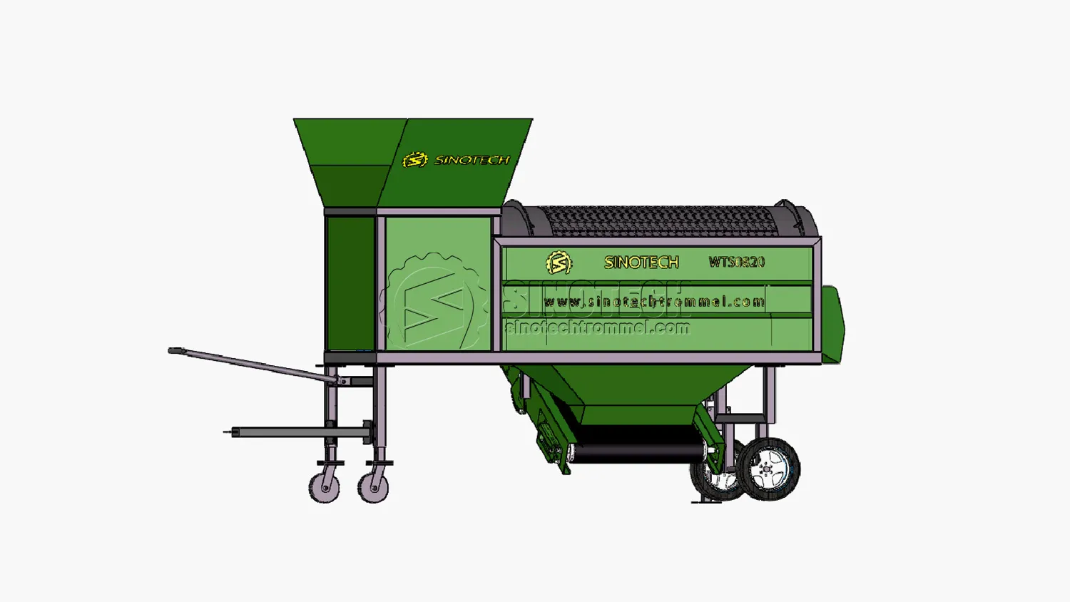 Criba Trommel Pequeña en Venta Tierra y Compost