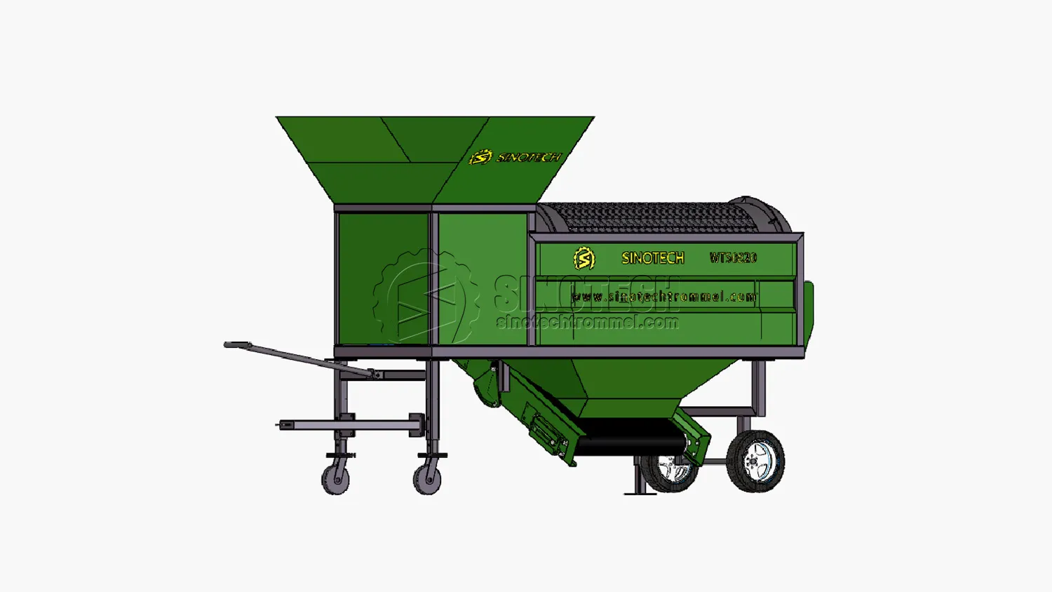 Criba Trommel Pequeña en Venta Tierra y Compost