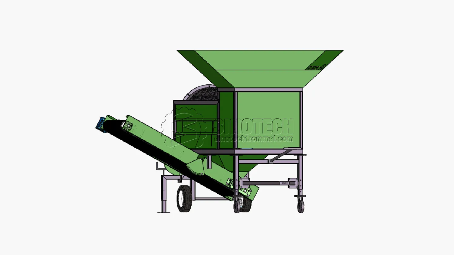 Criba Trommel Pequeña en Venta Tierra y Compost