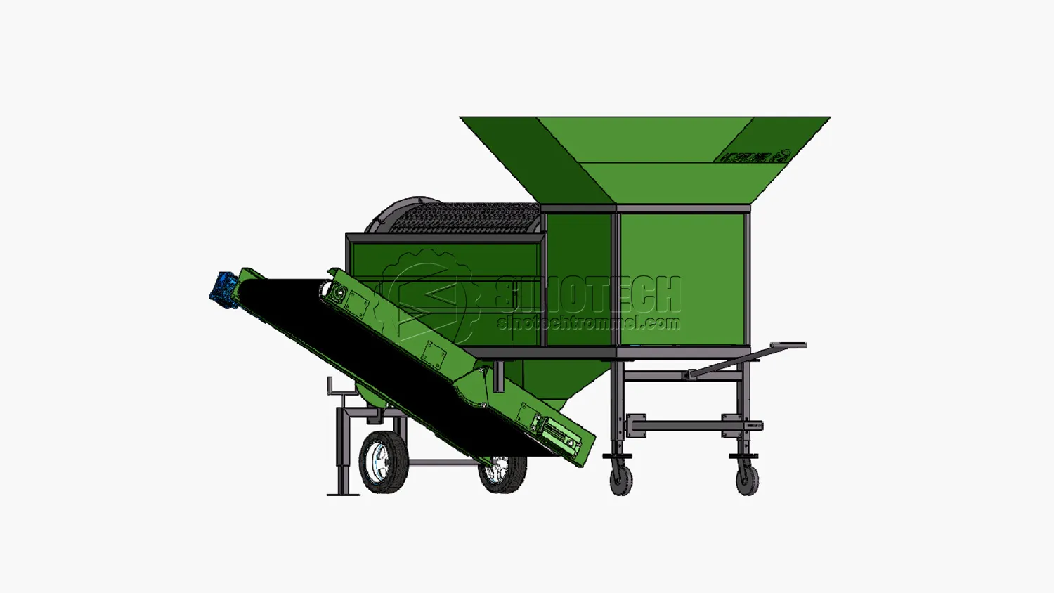 Criba Trommel Pequeña en Venta Tierra y Compost