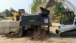 Criba trommel con descarga inferior TS0820 para tierra